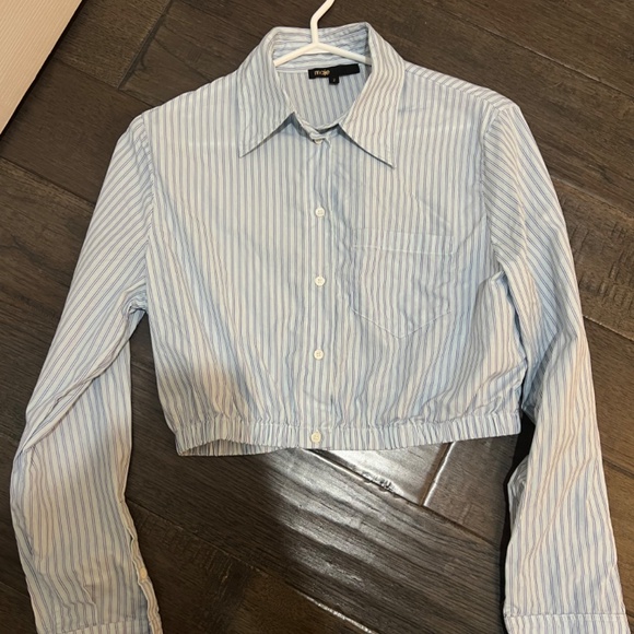 SOLD Maje Stripe Shirt - Picture 3 of 3